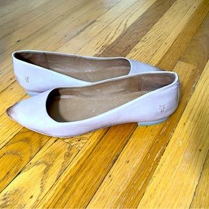 Frye sienna leather flats, size 7